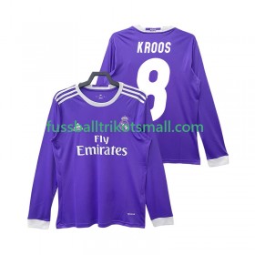 Fußballtrikots Real Madrid KROOS 8 2016 2017 Retro Langarm Auswärts-trikot kaufen